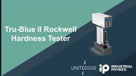 united tru blue hardness tester manual|tru blue ii hardness tester.